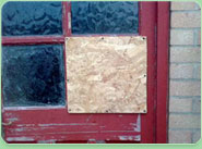 boarded up Woking